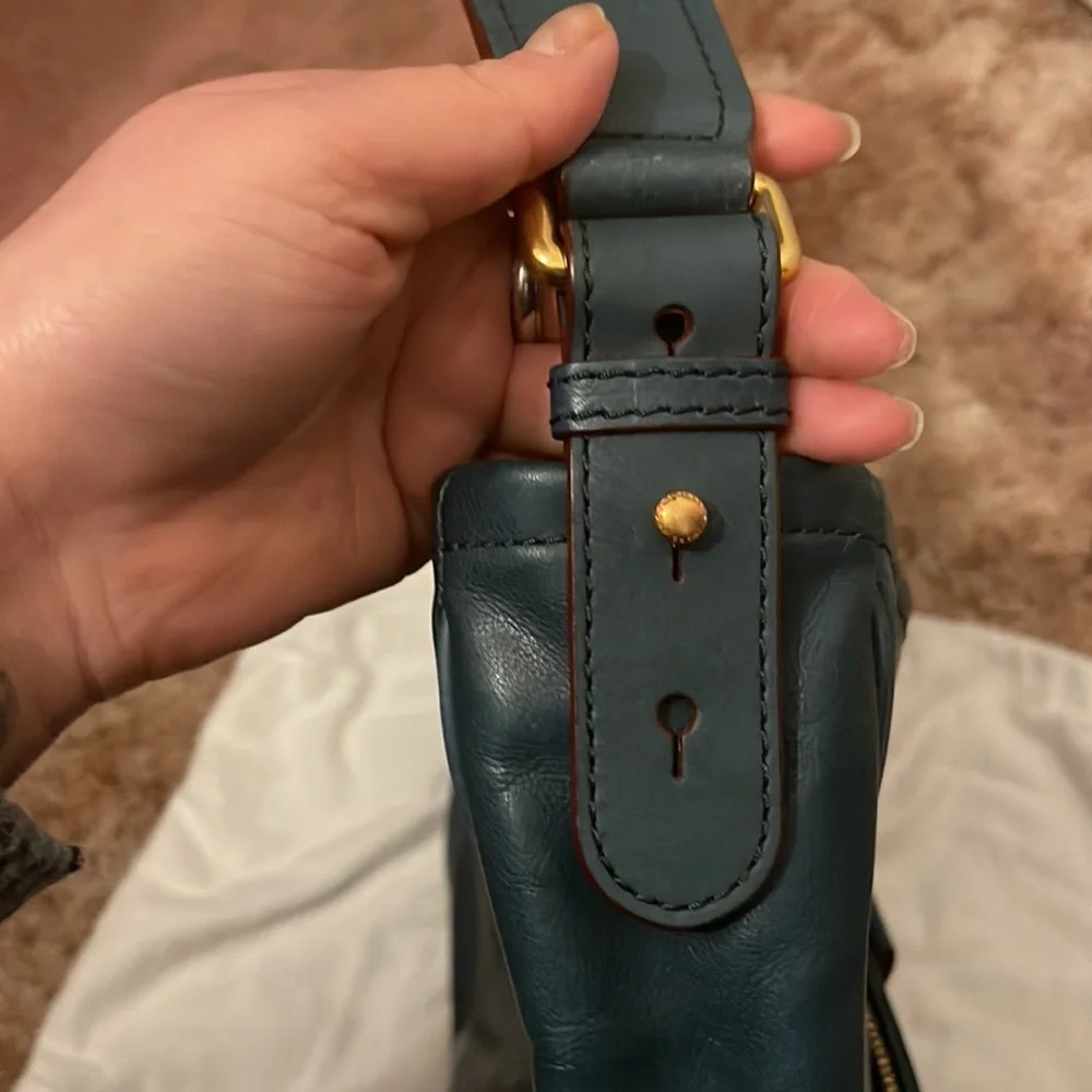 MARC BY MARC JACOBS- teal moto shoulder bag ✨NWT✨ - Picture 10 of 16